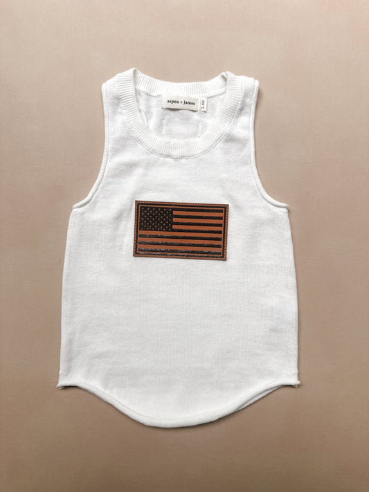 USA Knit Muscle Tank