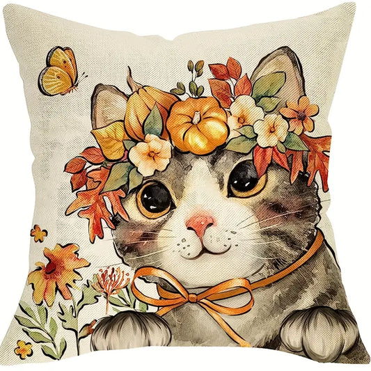 Fall themed throw pillows