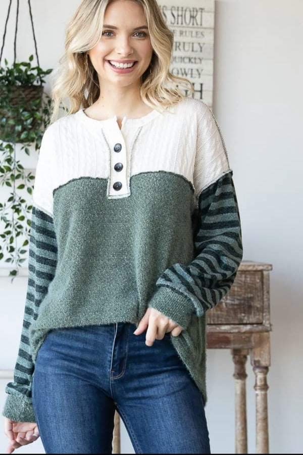Colorblock Sweater