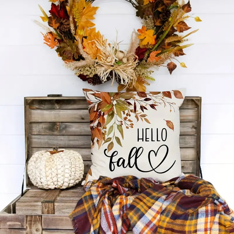 Fall themed throw pillows