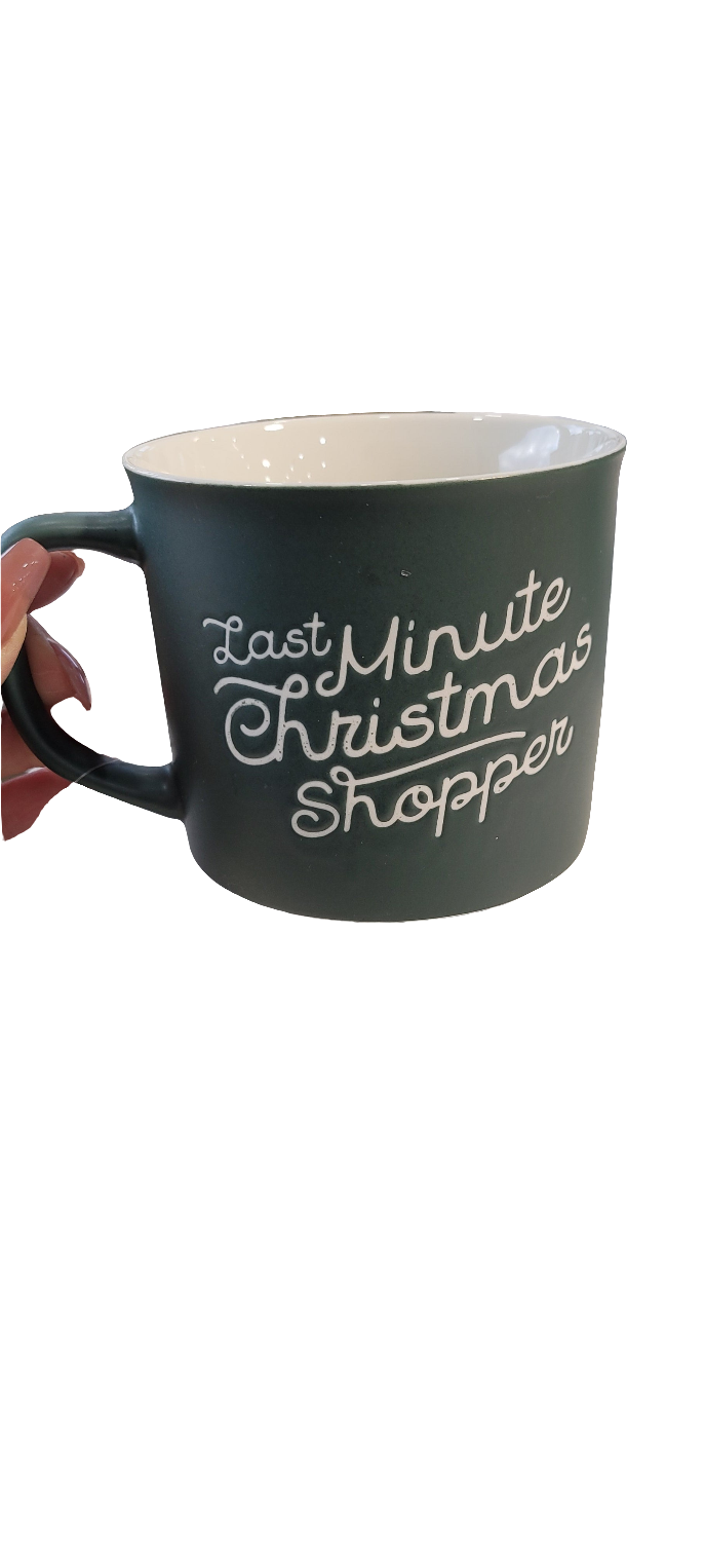 Christmas shopper mug