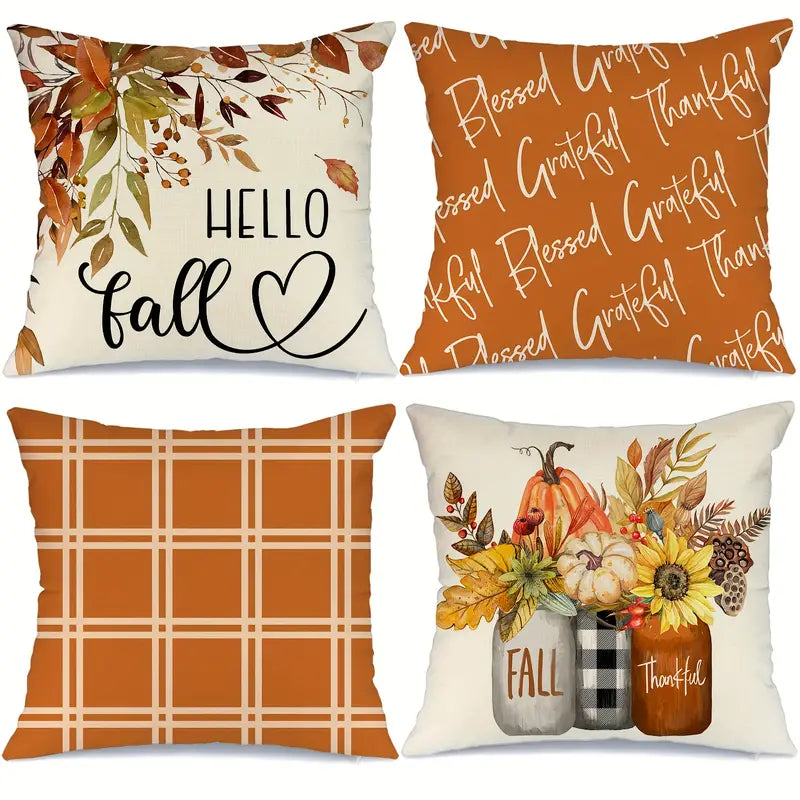 Fall themed throw pillows