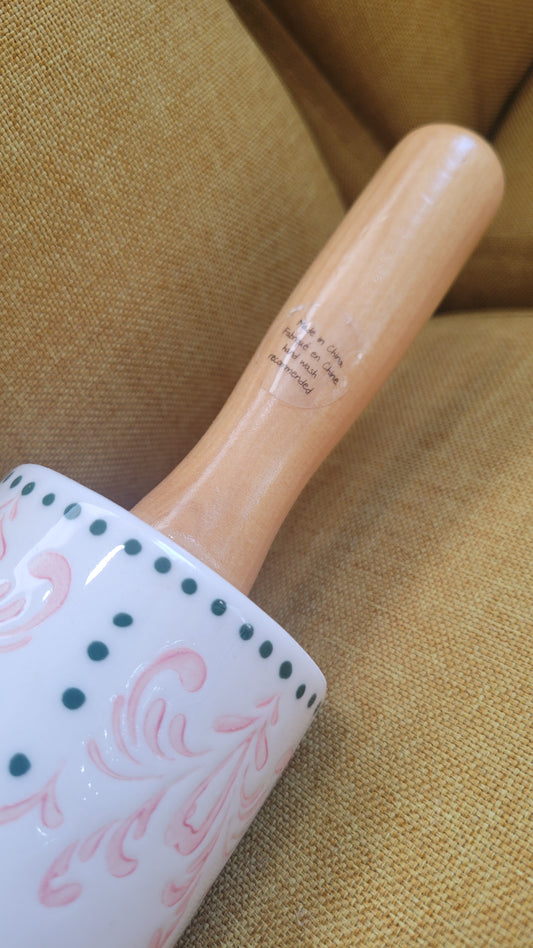 Discontinued Anthropology Ceramic Rolling Pin