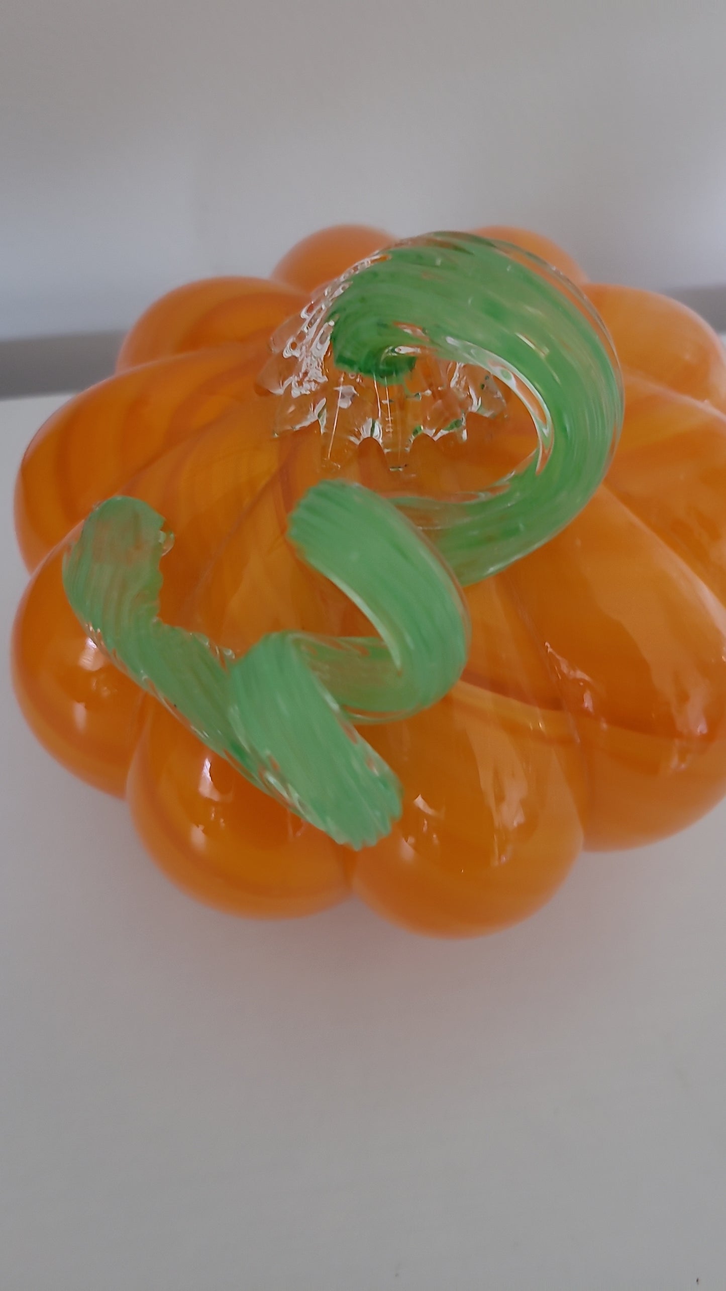 Hand-blown glass Pumpkin