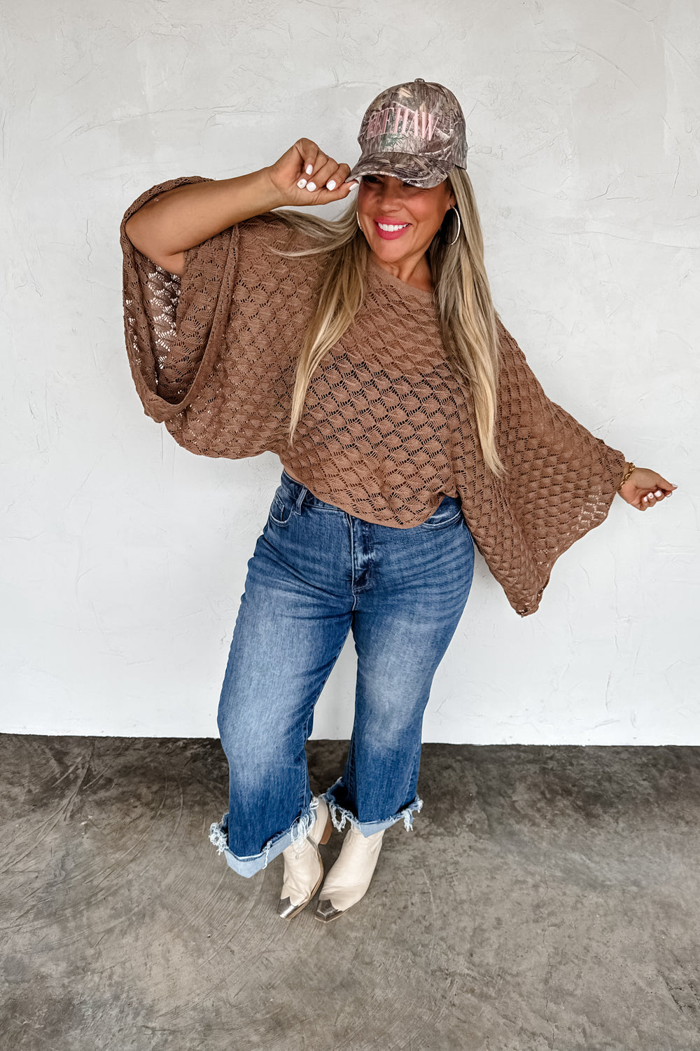 Free Spirit Bell Sleeve Top
