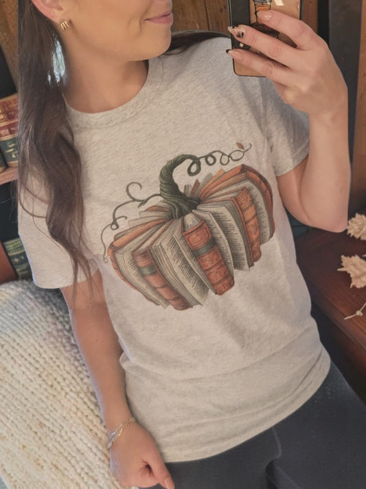 Pumpkin Book Tee