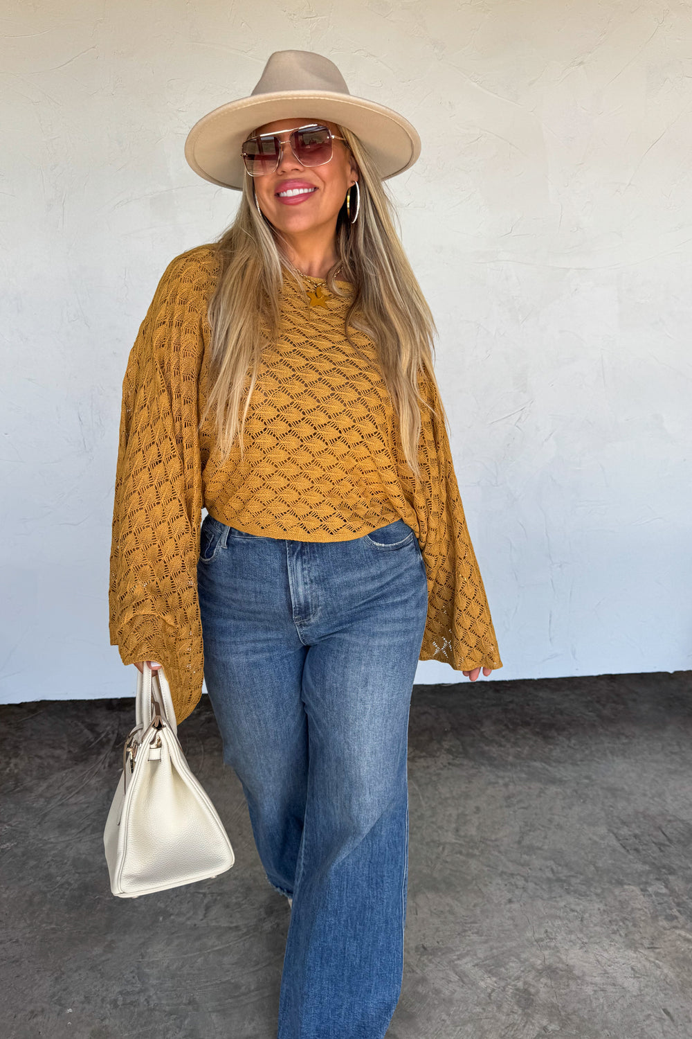 Free Spirit Bell Sleeve Top