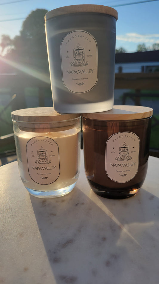 6oz. Glass Candles