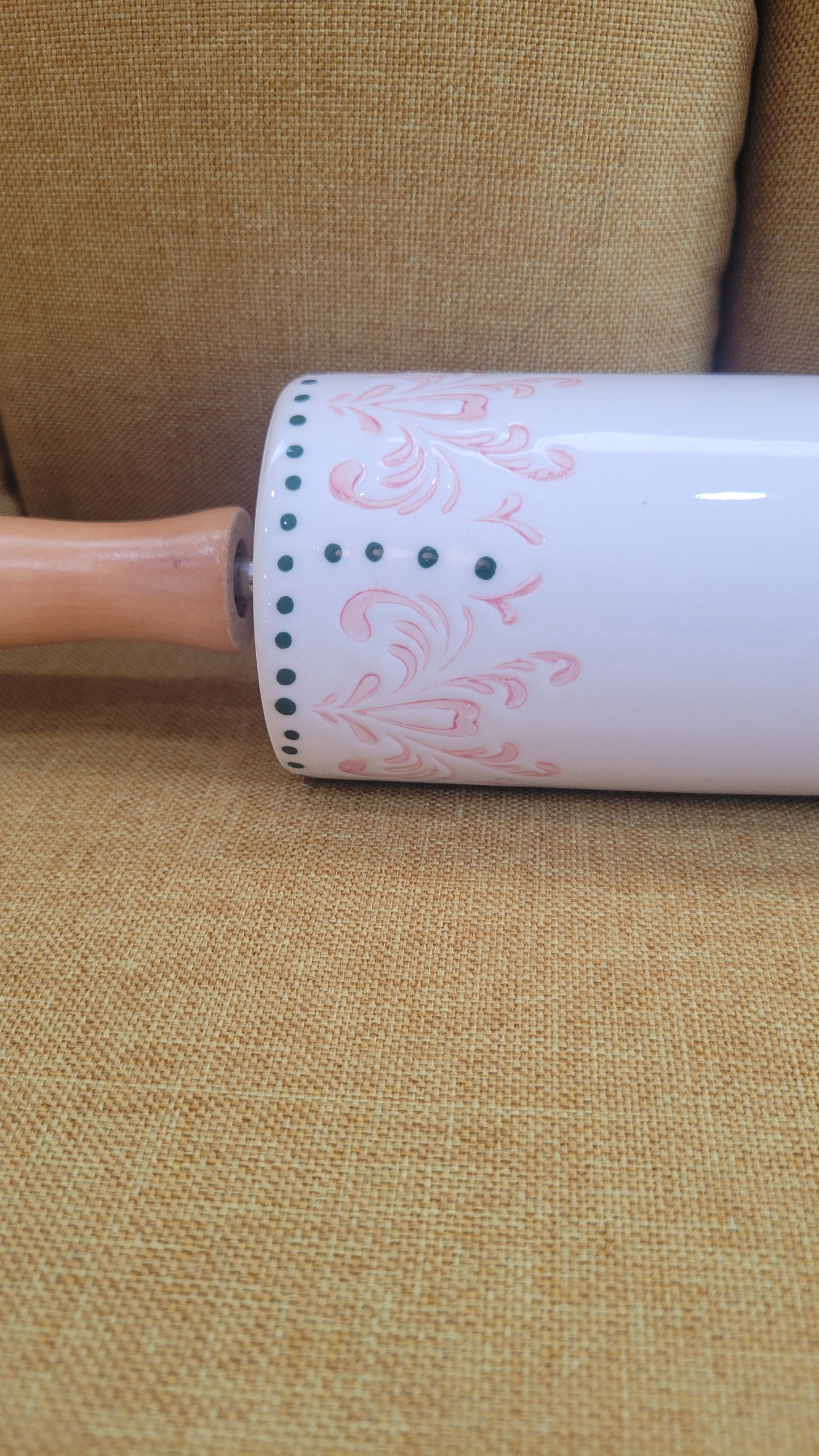 Discontinued Anthropology Ceramic Rolling Pin