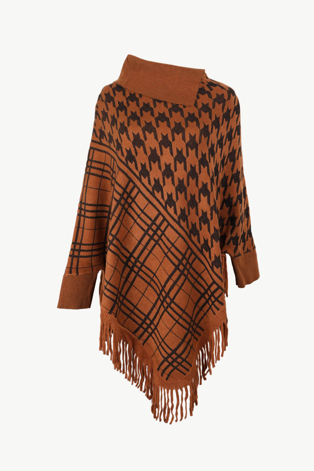 Houndstooth Poncho