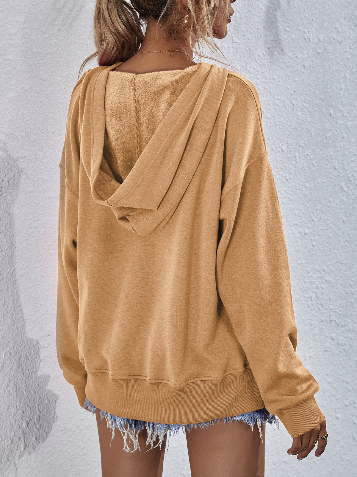 Dropped Shoulder Hoodie