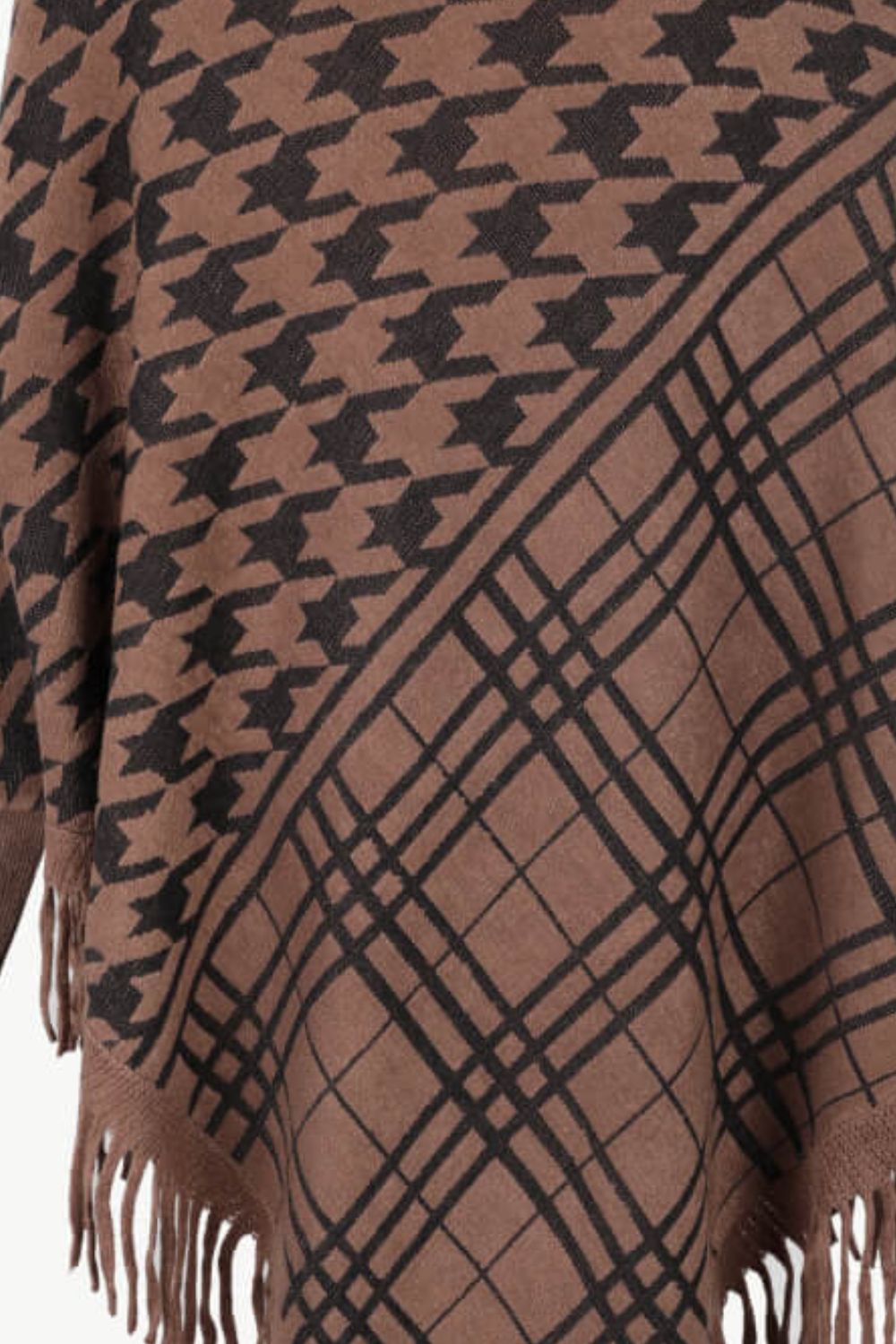 Houndstooth Poncho