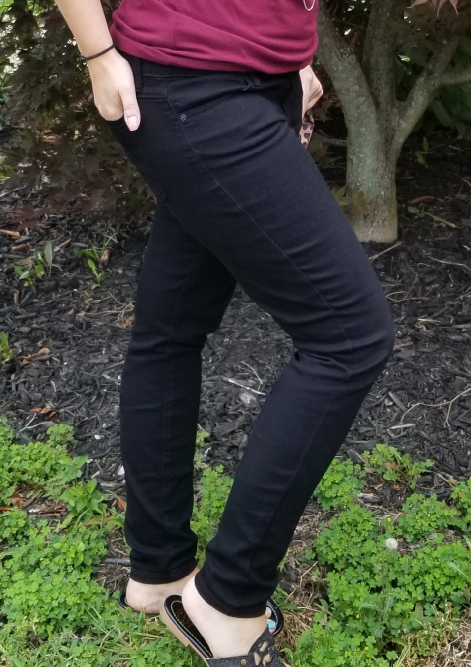 The Skye Black Skinny Jean