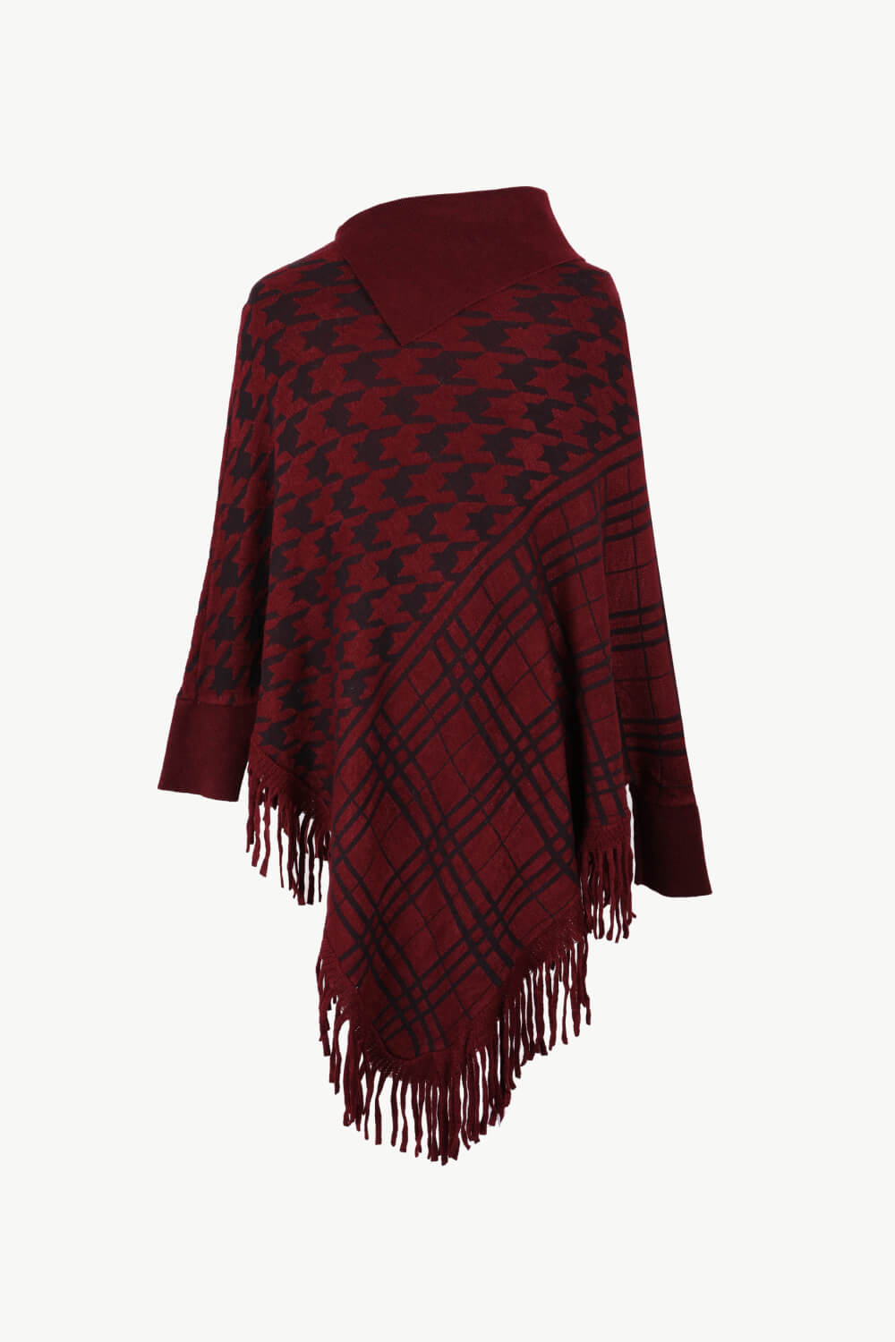 Houndstooth Poncho