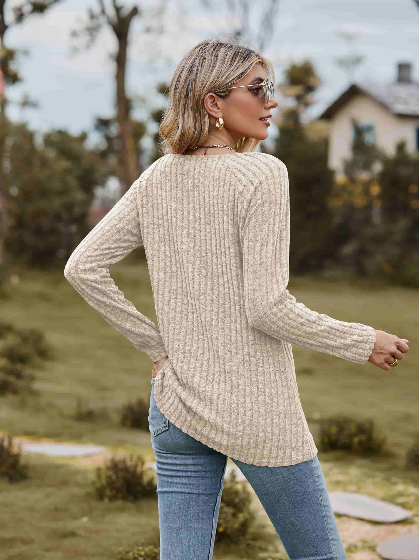 The Lamy Square Neck L.Sleeve