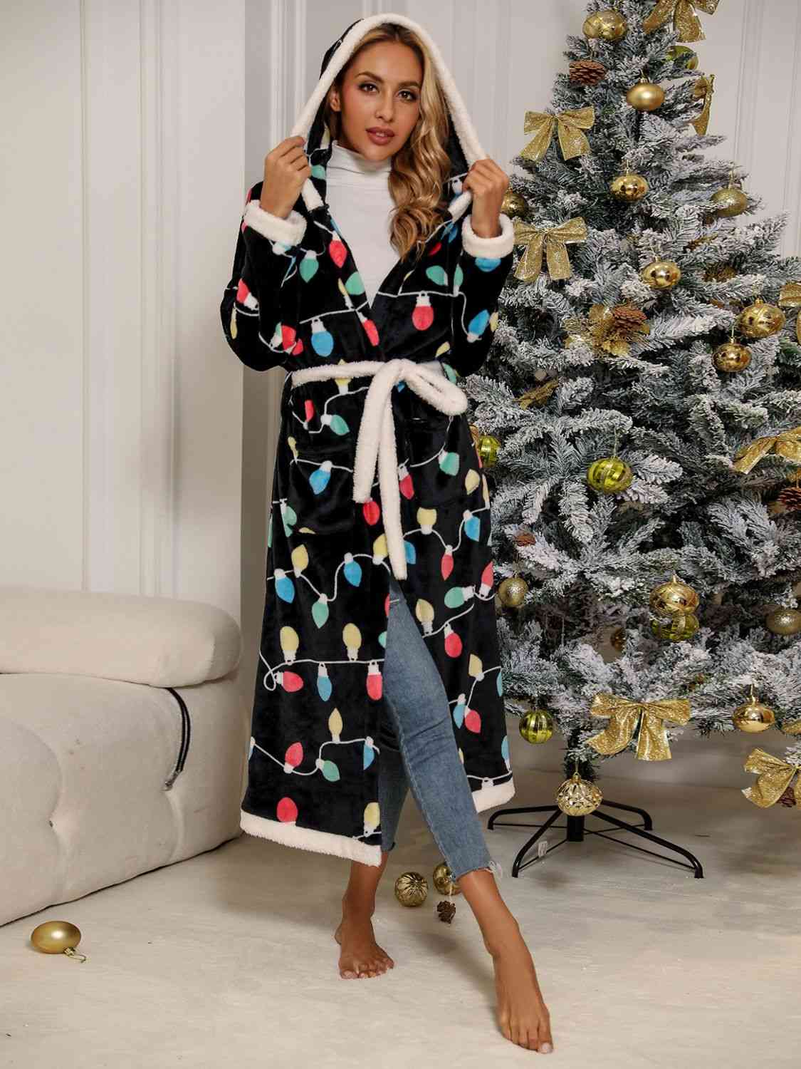Holiday Hooded Robe
