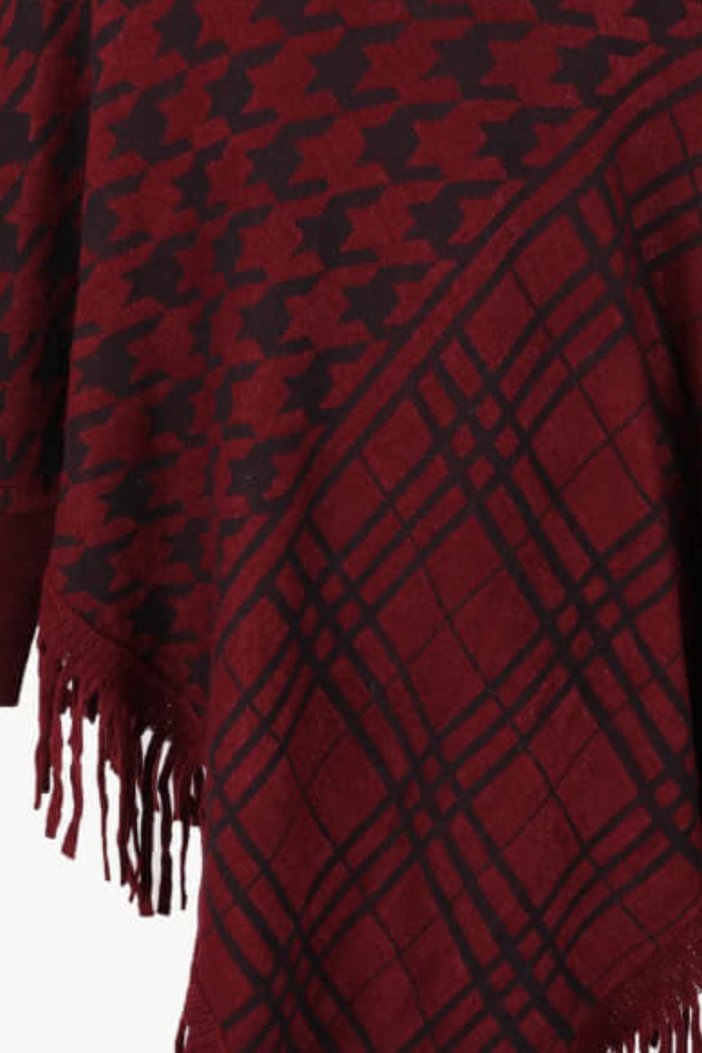 Houndstooth Poncho