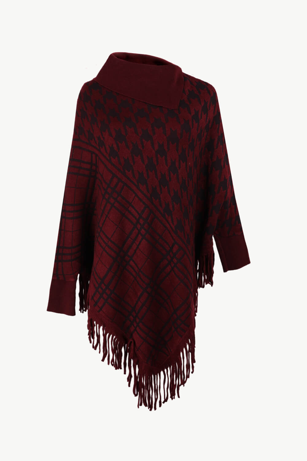 Houndstooth Poncho
