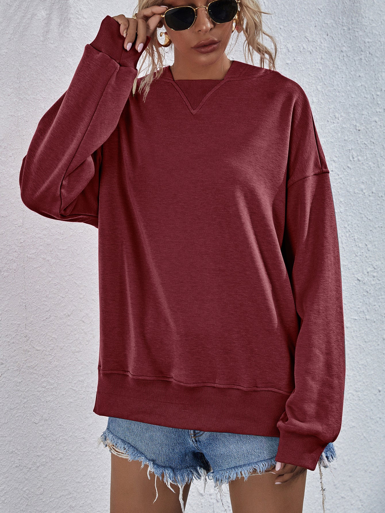 Dropped Shoulder Hoodie
