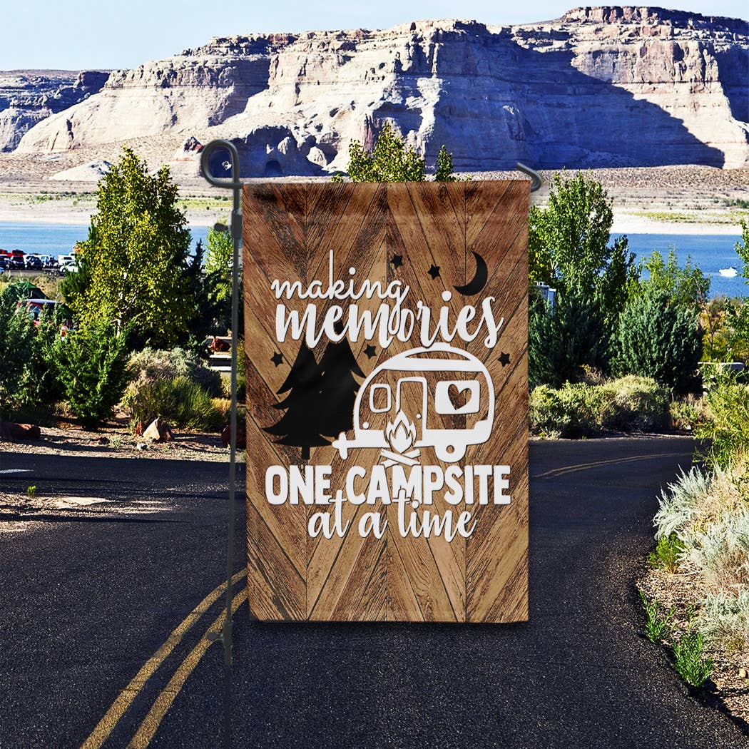 Camping Garden Flag