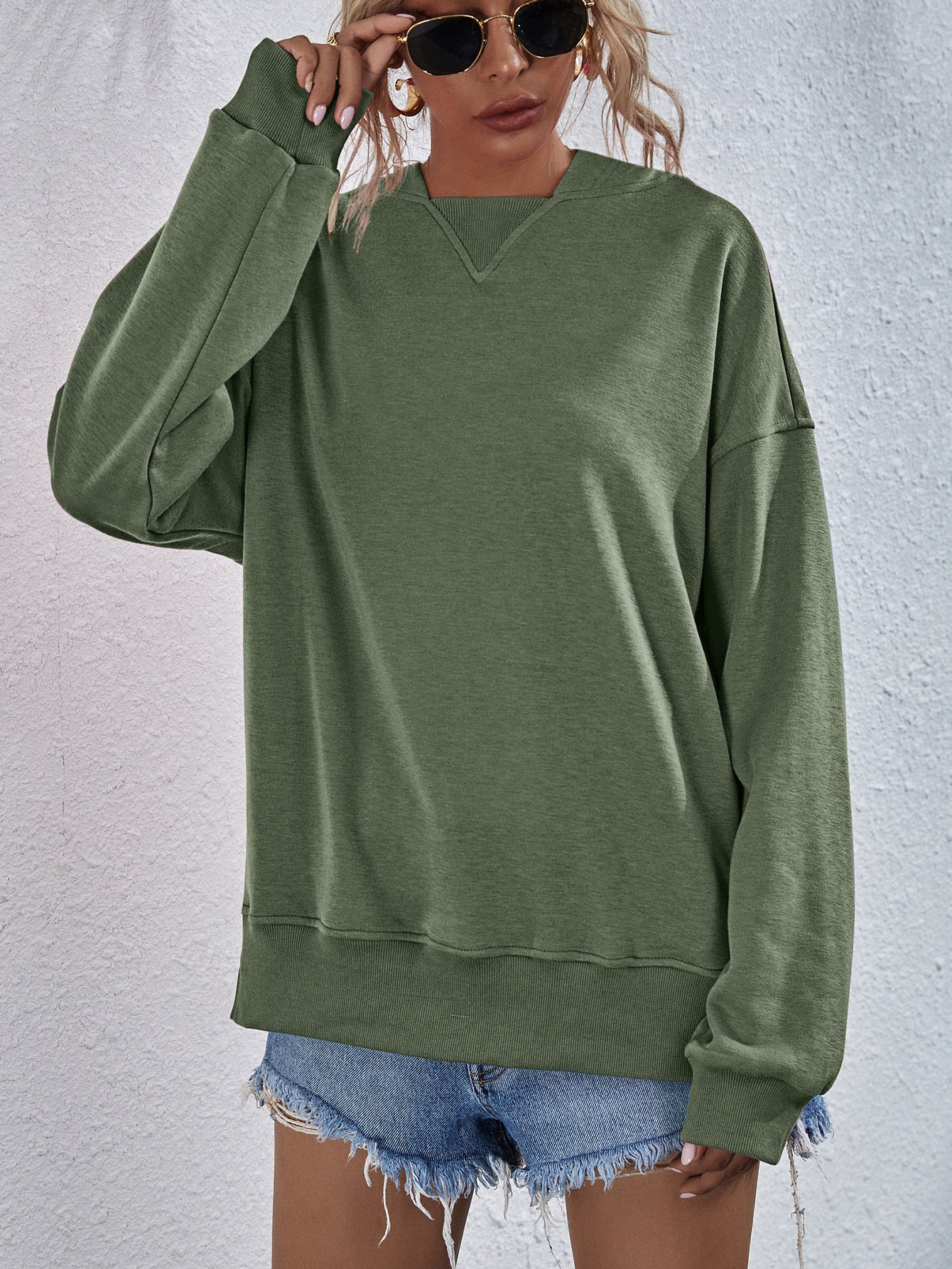 Dropped Shoulder Hoodie