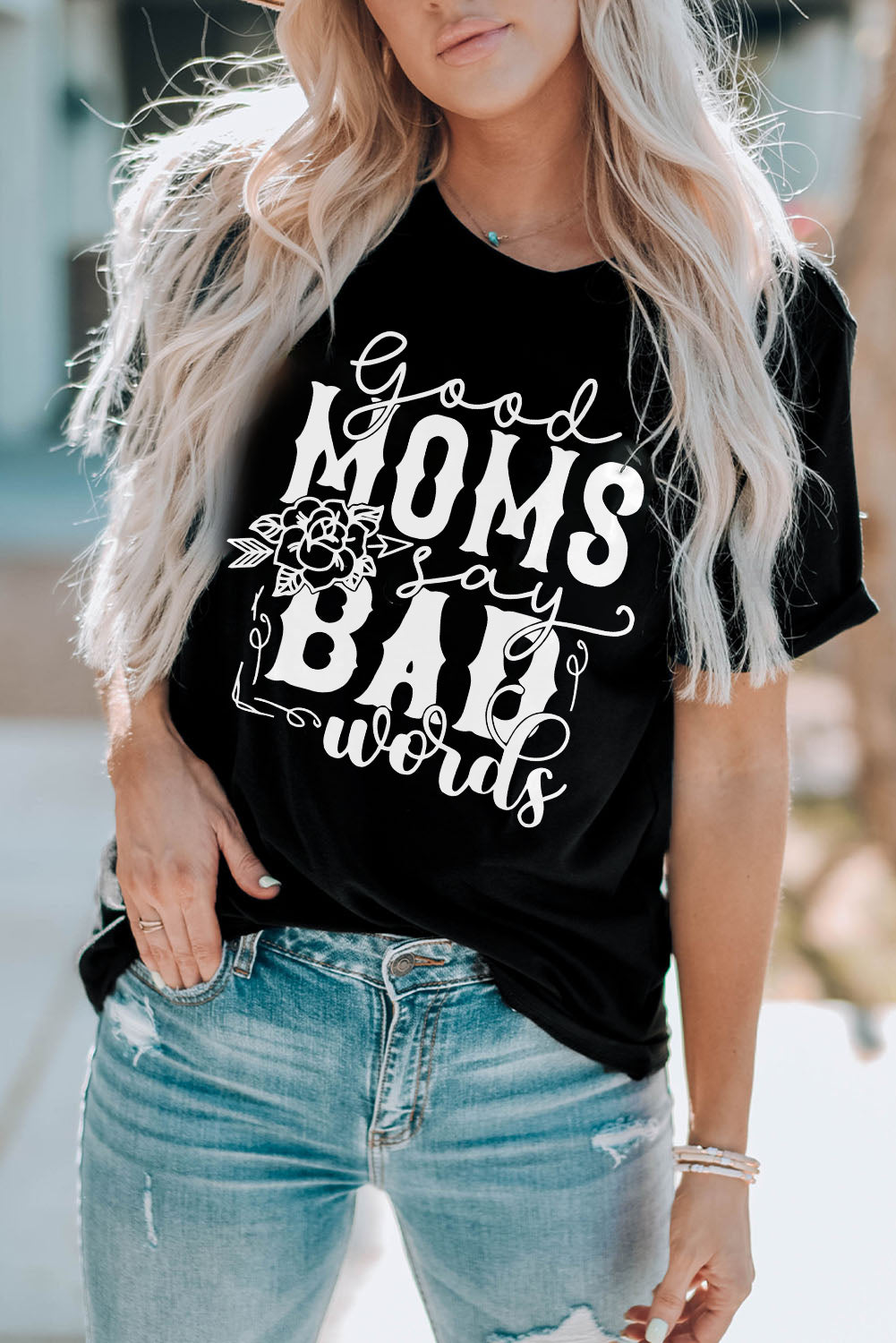 GOOD MOMS SAY BAD WORDS Graphic Tee