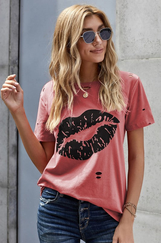 Kiss Me Burnout Tee