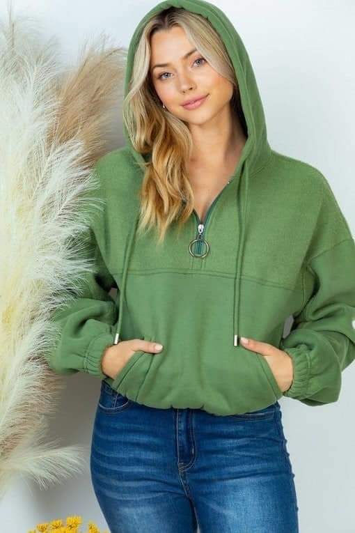 The Grace Crop ZipUp