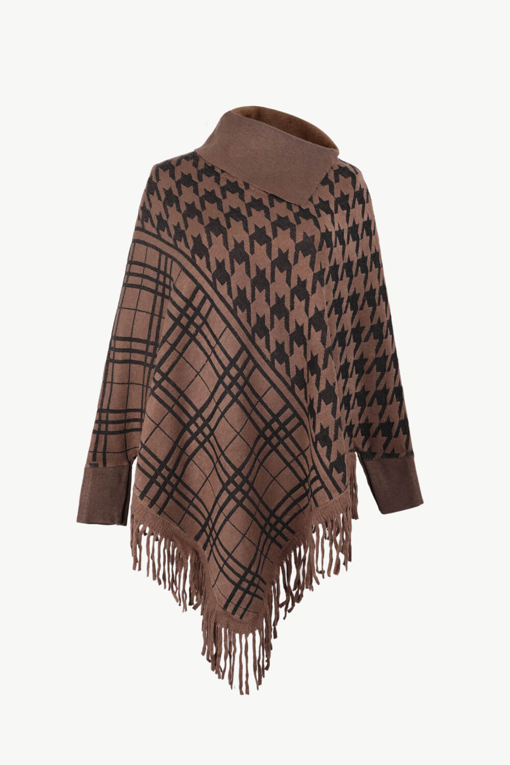 Houndstooth Poncho