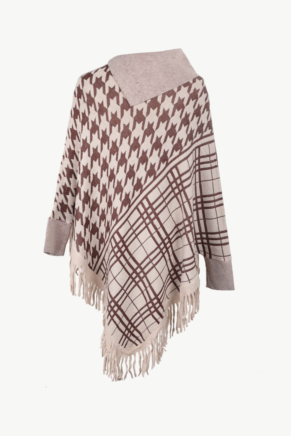 Houndstooth Poncho