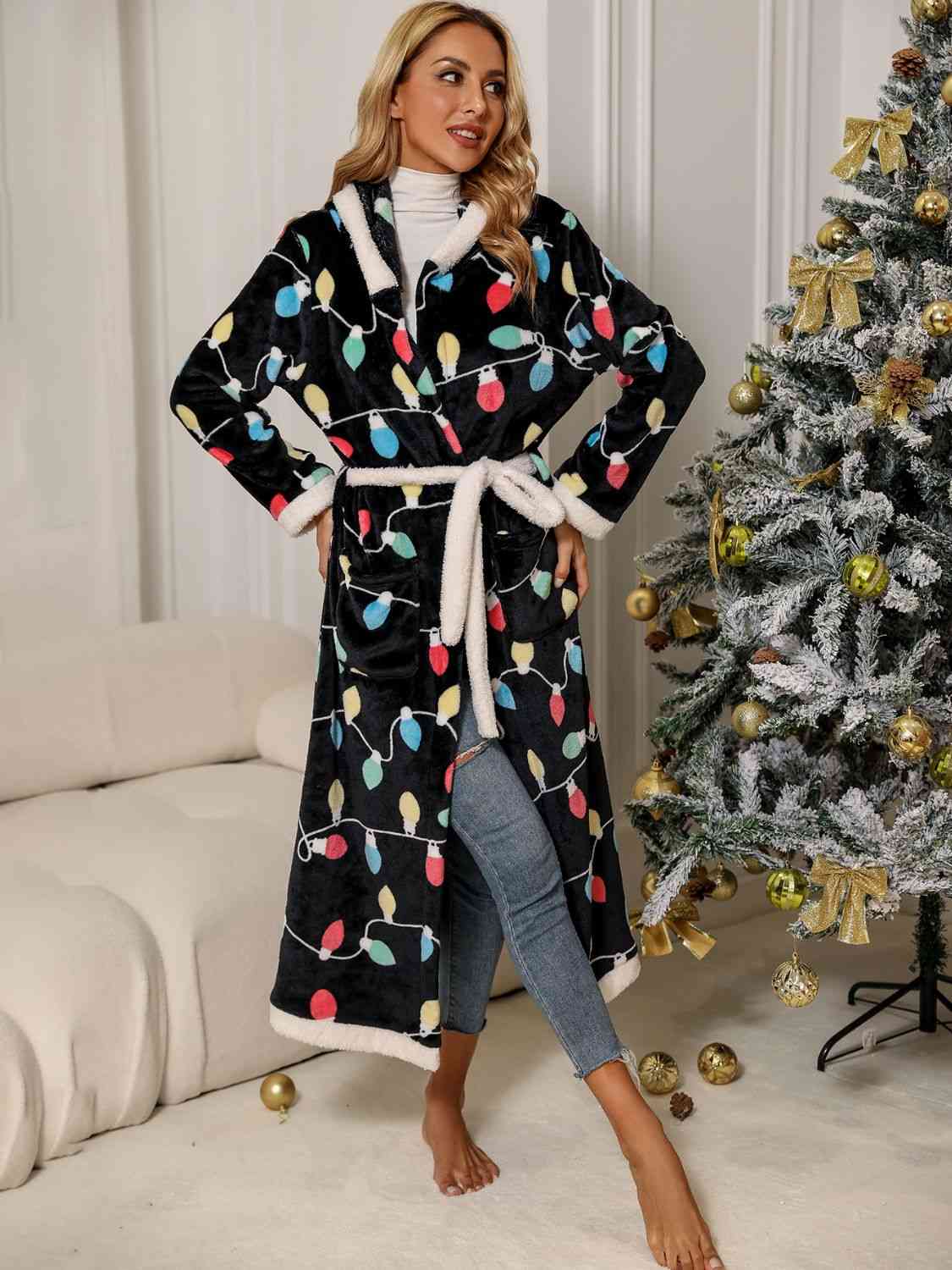 Holiday Hooded Robe
