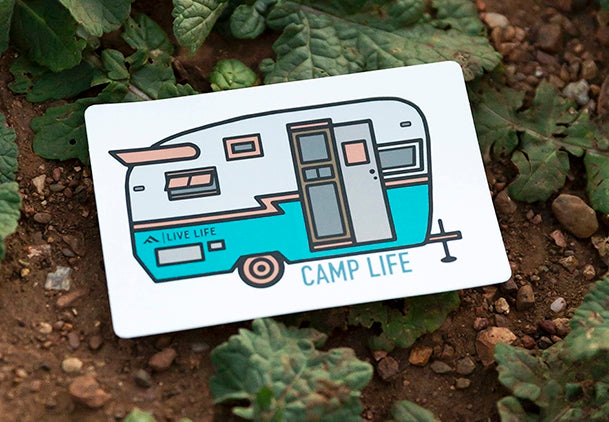 Camp Life Decal