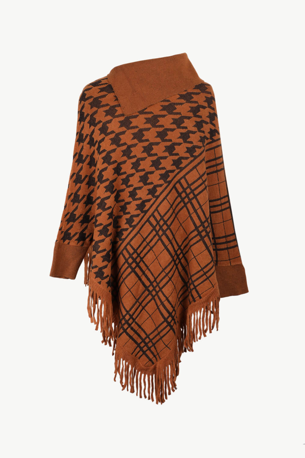 Houndstooth Poncho