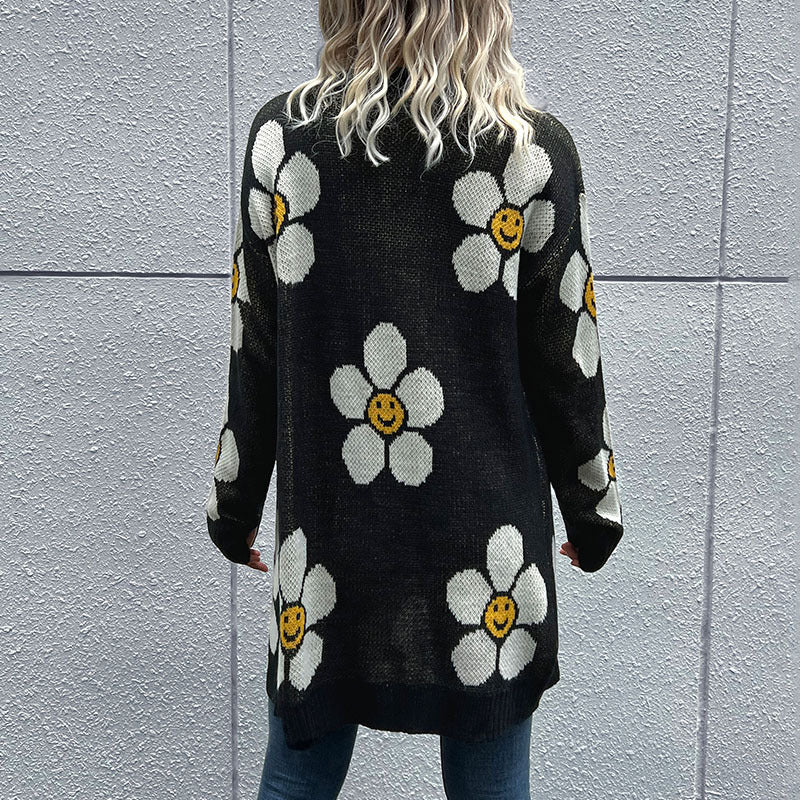 Happy Button Down Cardigan