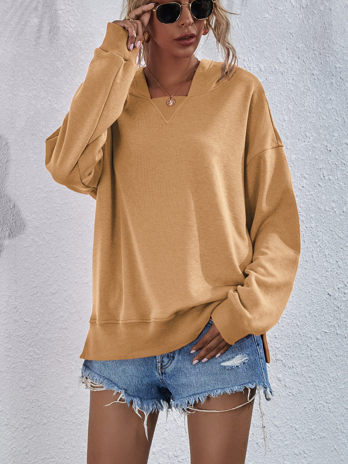 Dropped Shoulder Hoodie