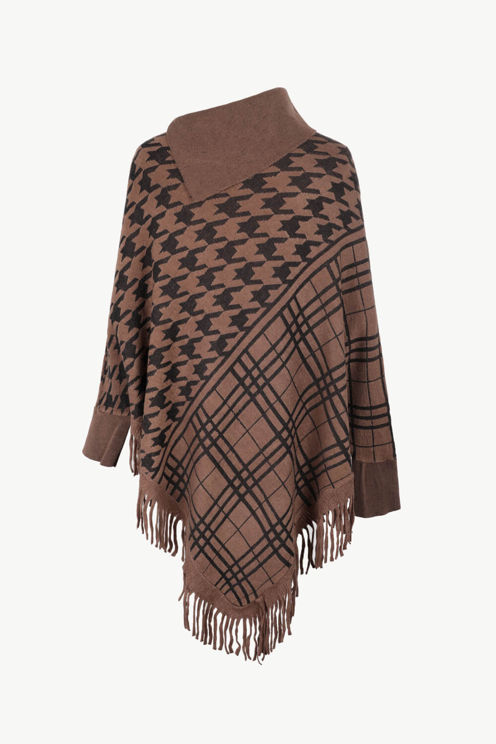 Houndstooth Poncho