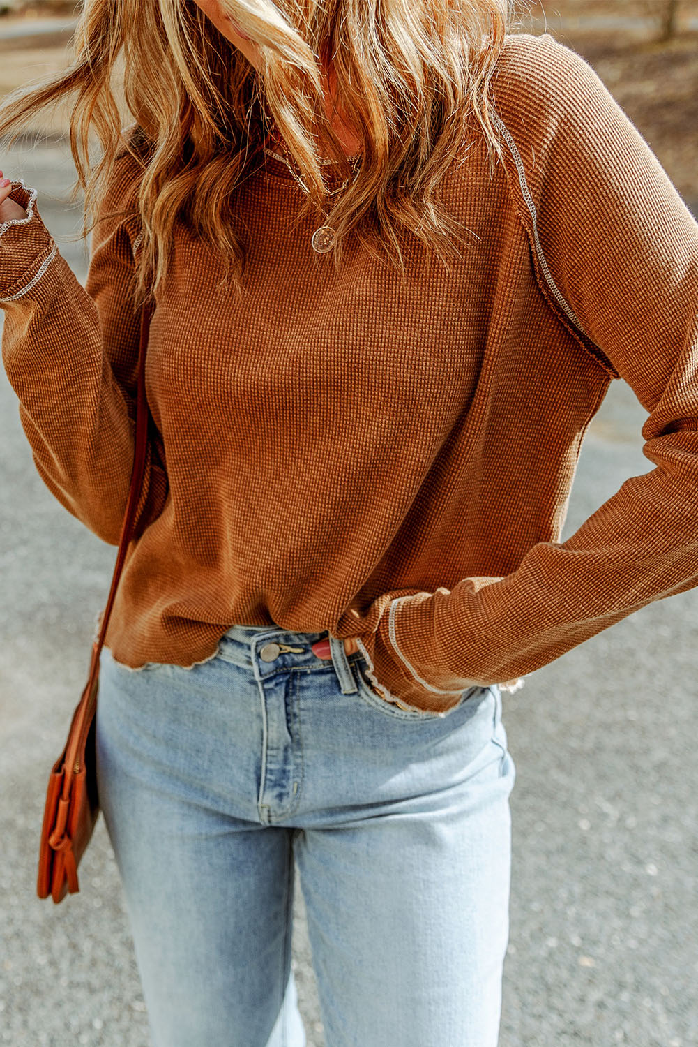 Double Take Raglan Top