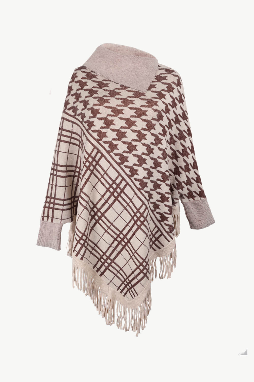Houndstooth Poncho