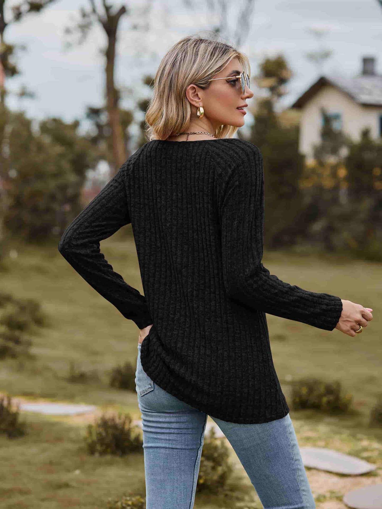The Lamy Square Neck L.Sleeve