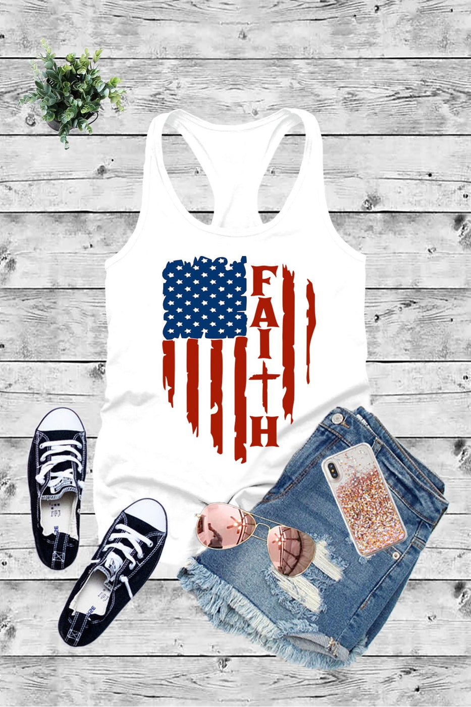 Flag and Faith Tank
