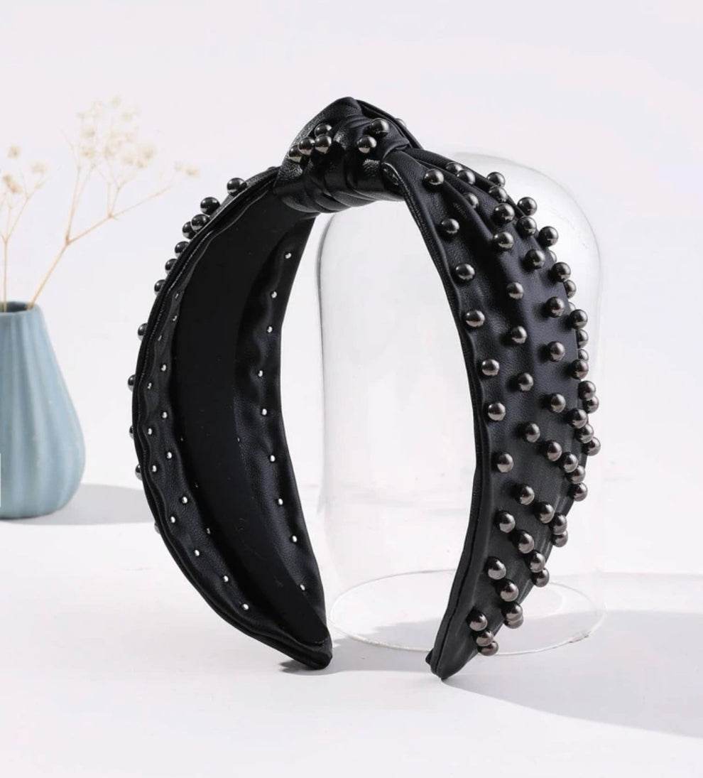 Gunmetal Pearl Headband
