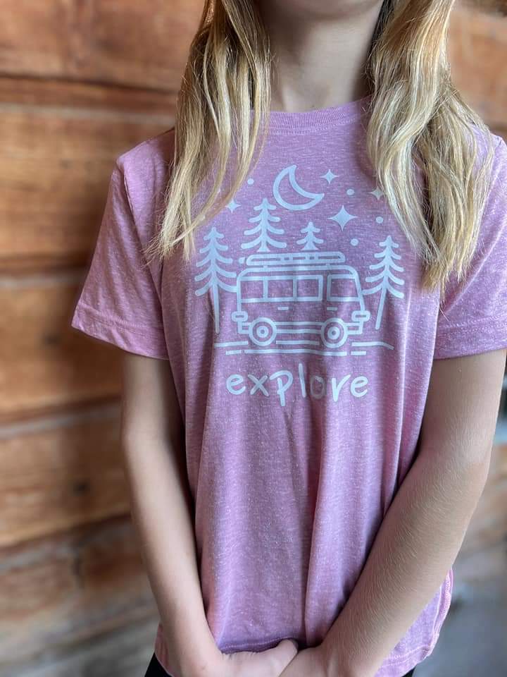 Kids explore tee