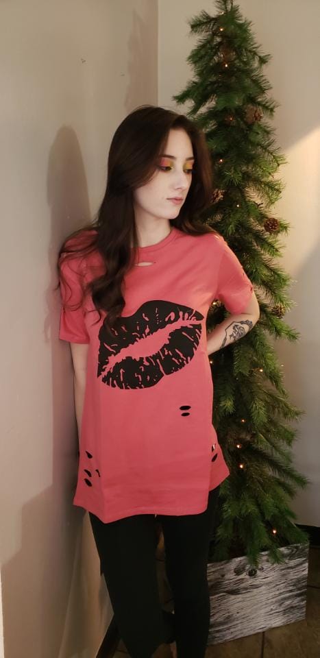 Kiss Me Burnout Tee