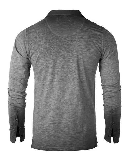 Henley Pocket Polo long sleeve