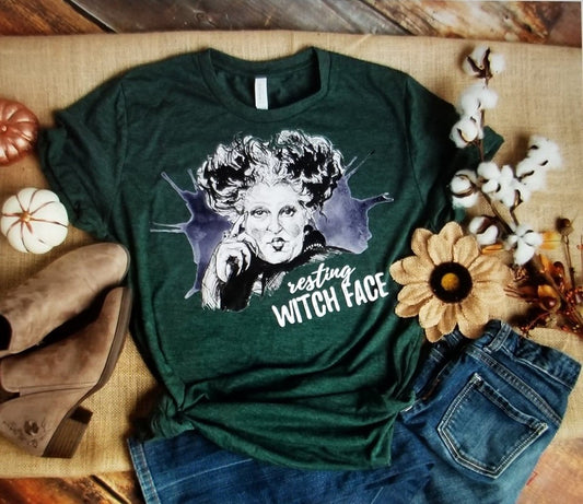 Resting Witch Face tee