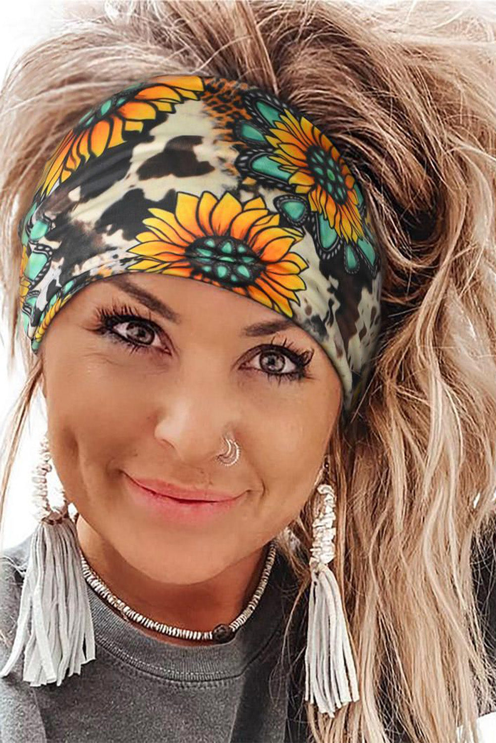 Sunflower hairwrap