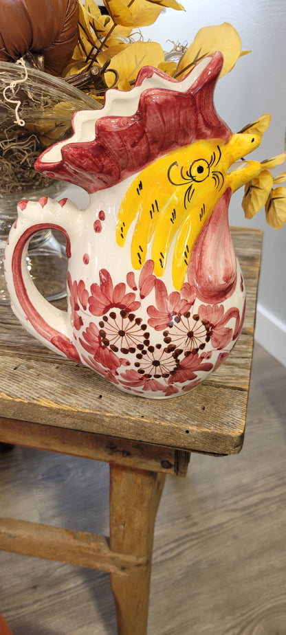 Deruta Rooster pitcher