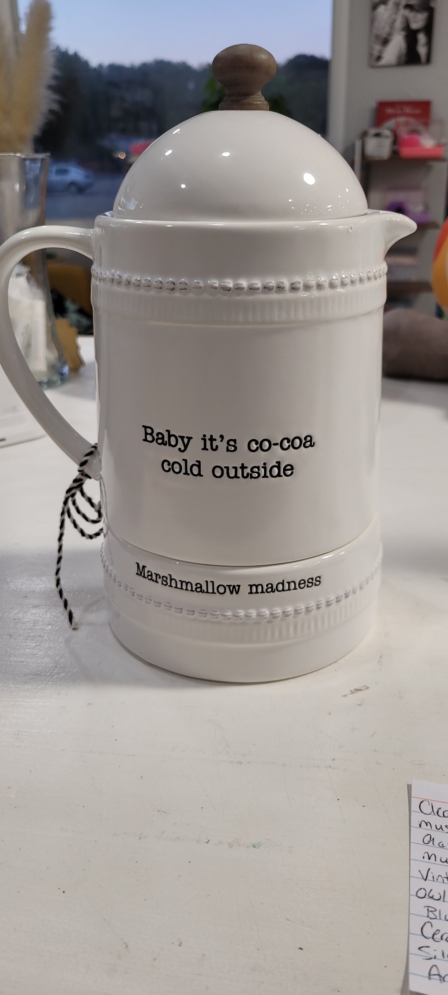 Cocoa Marshmallow canister