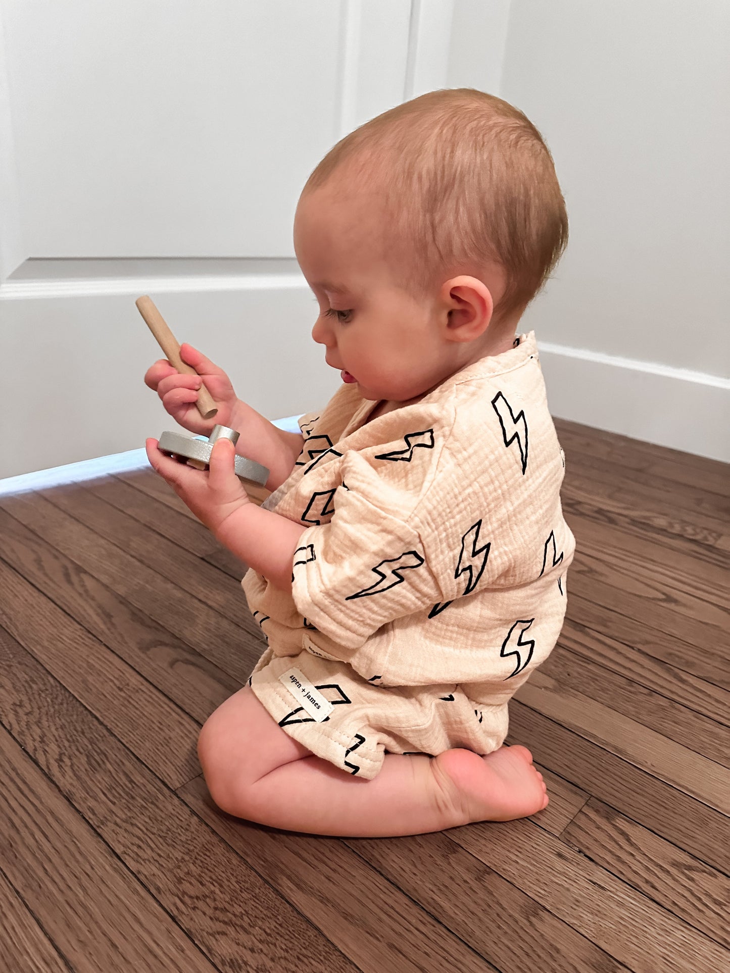 100% Muslin Cotton Short Set - Lightning Fast
