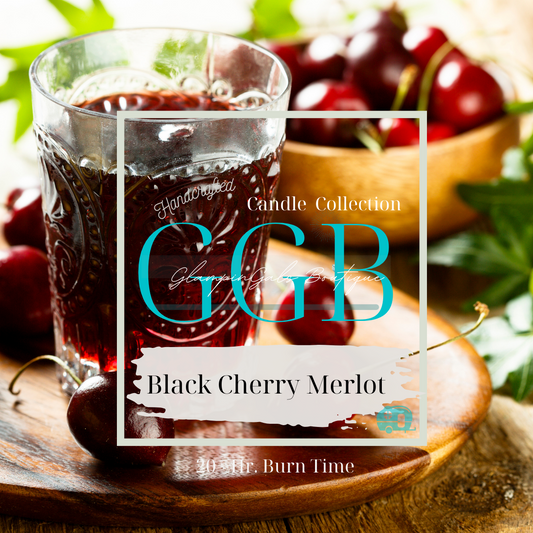 Black Cherry Merlot Tin Candle